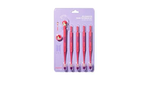 [BTS] Jung Kook Character Figure Toothbrush Set